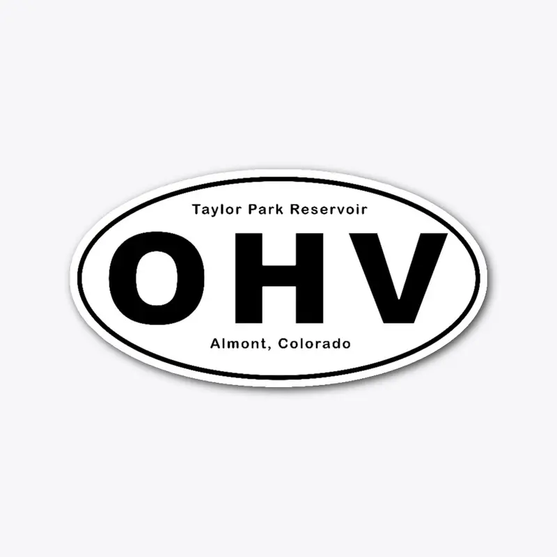 OHV Decal - Taylor Park Reservoir