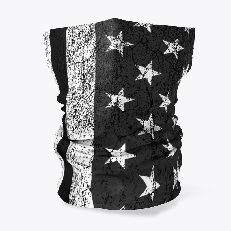 Motorcycle Gaiter - BW Stars and Stripes