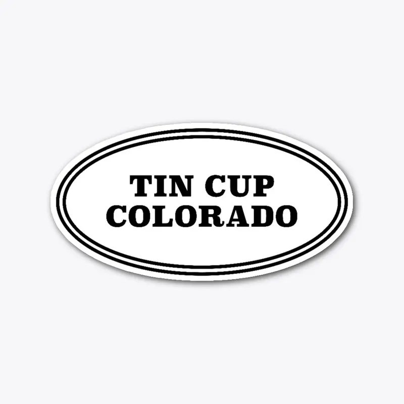 Auto Decal - Tin Cup Colorado