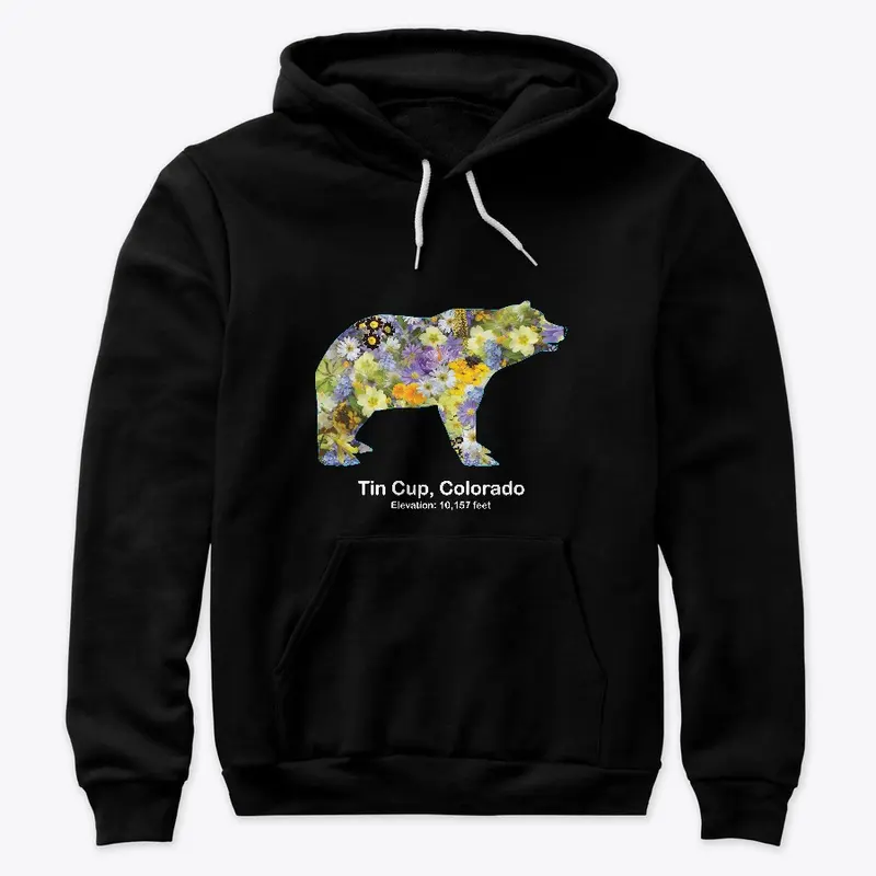 Tin Cup Hoodie (Floral Bear) - 2021