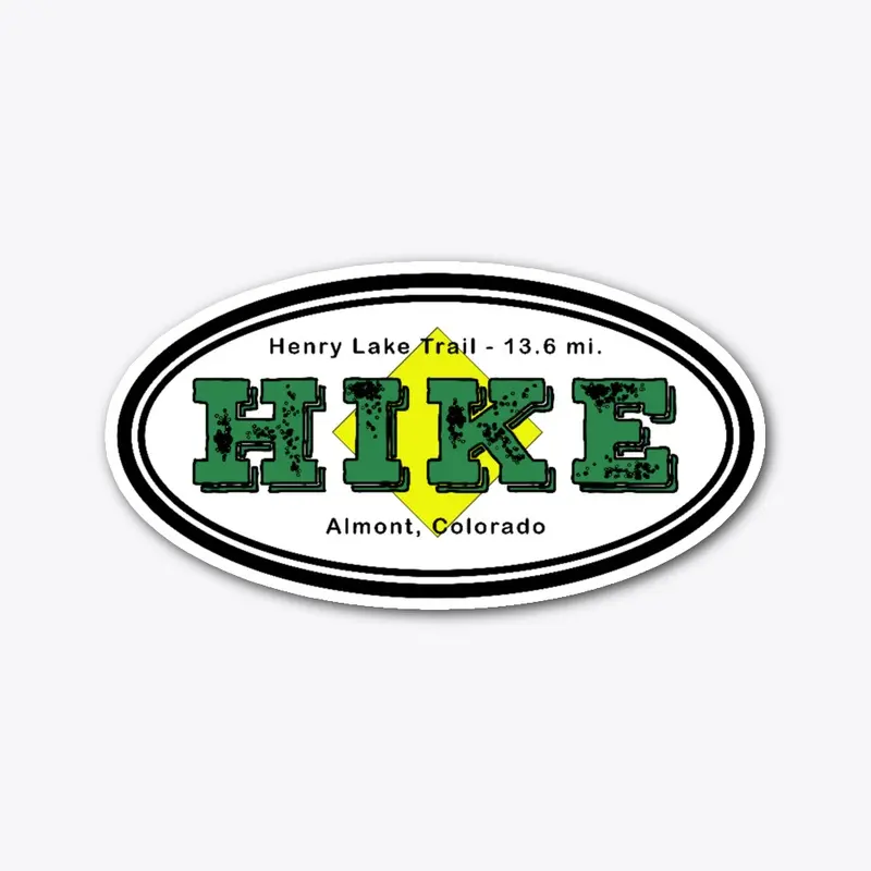 Hiking Trail Decal - Henry Lake