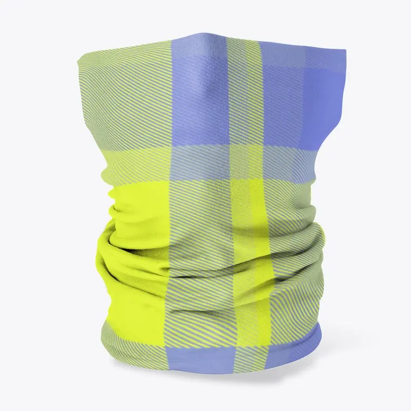 ATV Gaiter - Yellow/Blue Tartan