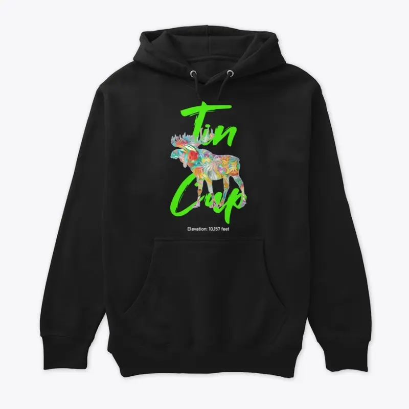 Tin Cup Hoodie (Floral Moose) - 2022